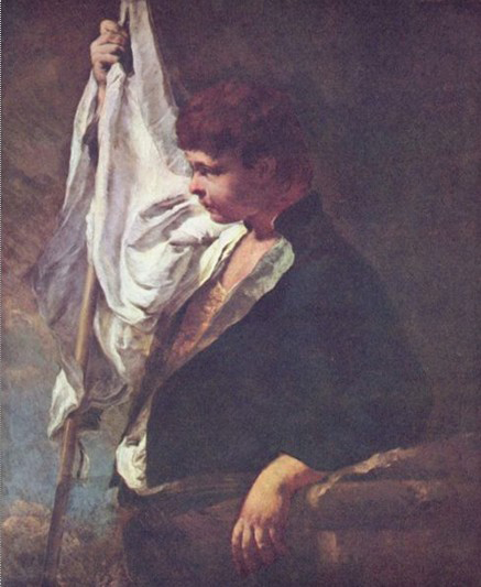 Giovanni Battista Tiepolo Ein junger Fahnentrager